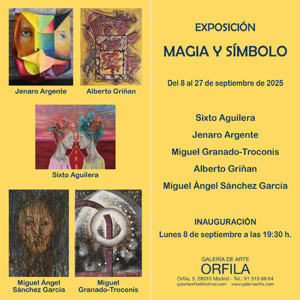 flyer Magia y símbolo